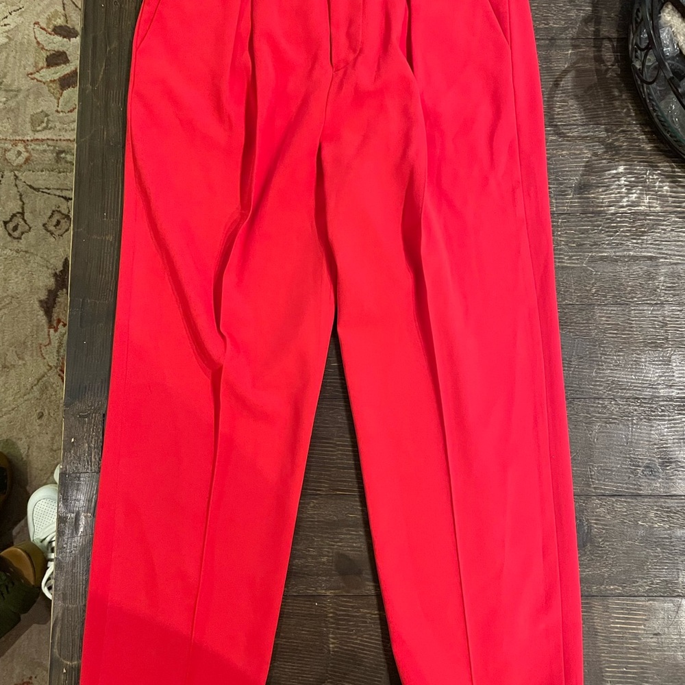 Bright Red Pants - image 1